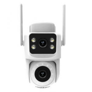 WiFi6涂鸦智能摄像头app远程控制夜视照明通话安防监控户外球机