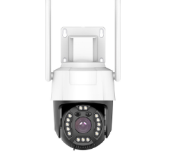 智能安防监控器室外防水家用监控摄像头360全景黑光全彩摄像头